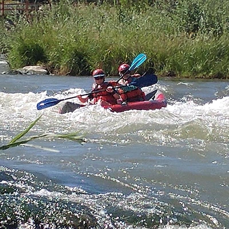 Friends of the River Uncompahgre, FORU Montrose, rafting on the Uncompahgre River Town Run through Montrose.