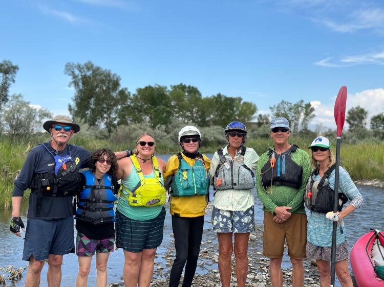 ForU board members working and enjoying The Town Run on the Unc.